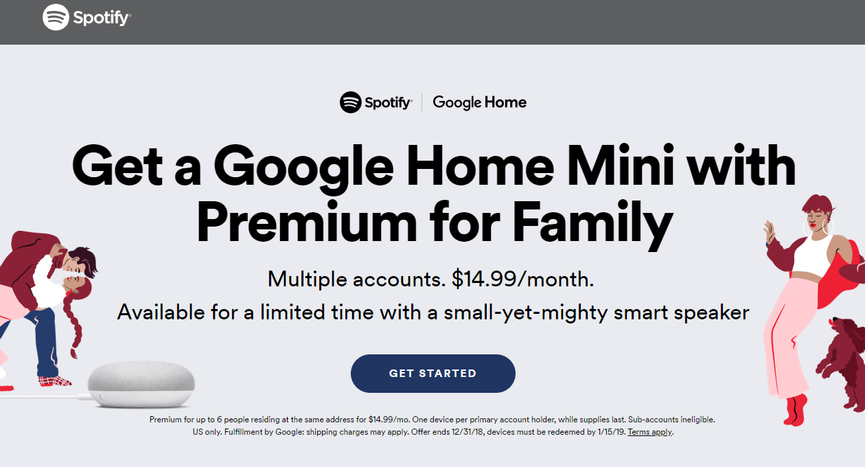 Get Free Google Home From Spotify
